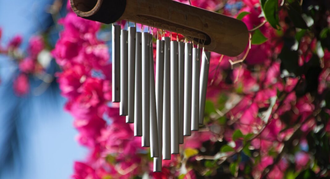 wind chimes adding wonderful melodic tunes to your home