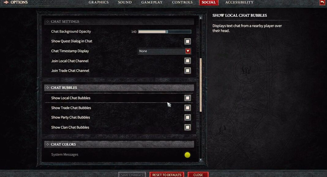 diablo 4 beta: how to disable chat