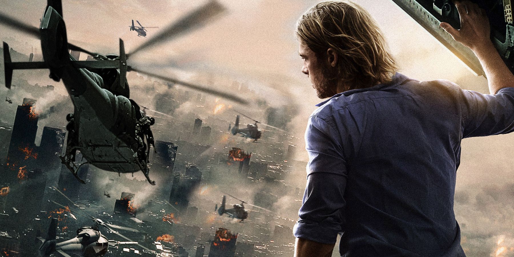 Brad Pitt in World War Z 2 poster.